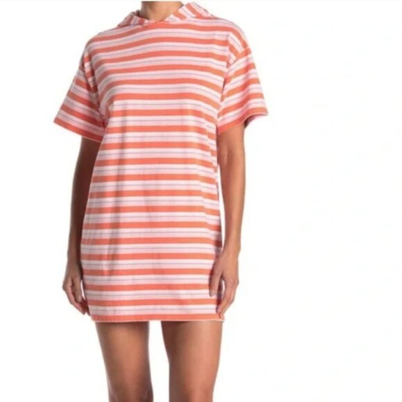 Abound striped hooded t shirt cotton dress - Picture 9 of 9